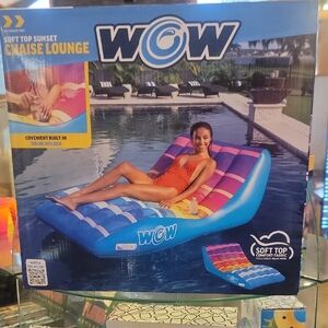 Soft Top Sunset Chaise Lounge - Blue/Purple